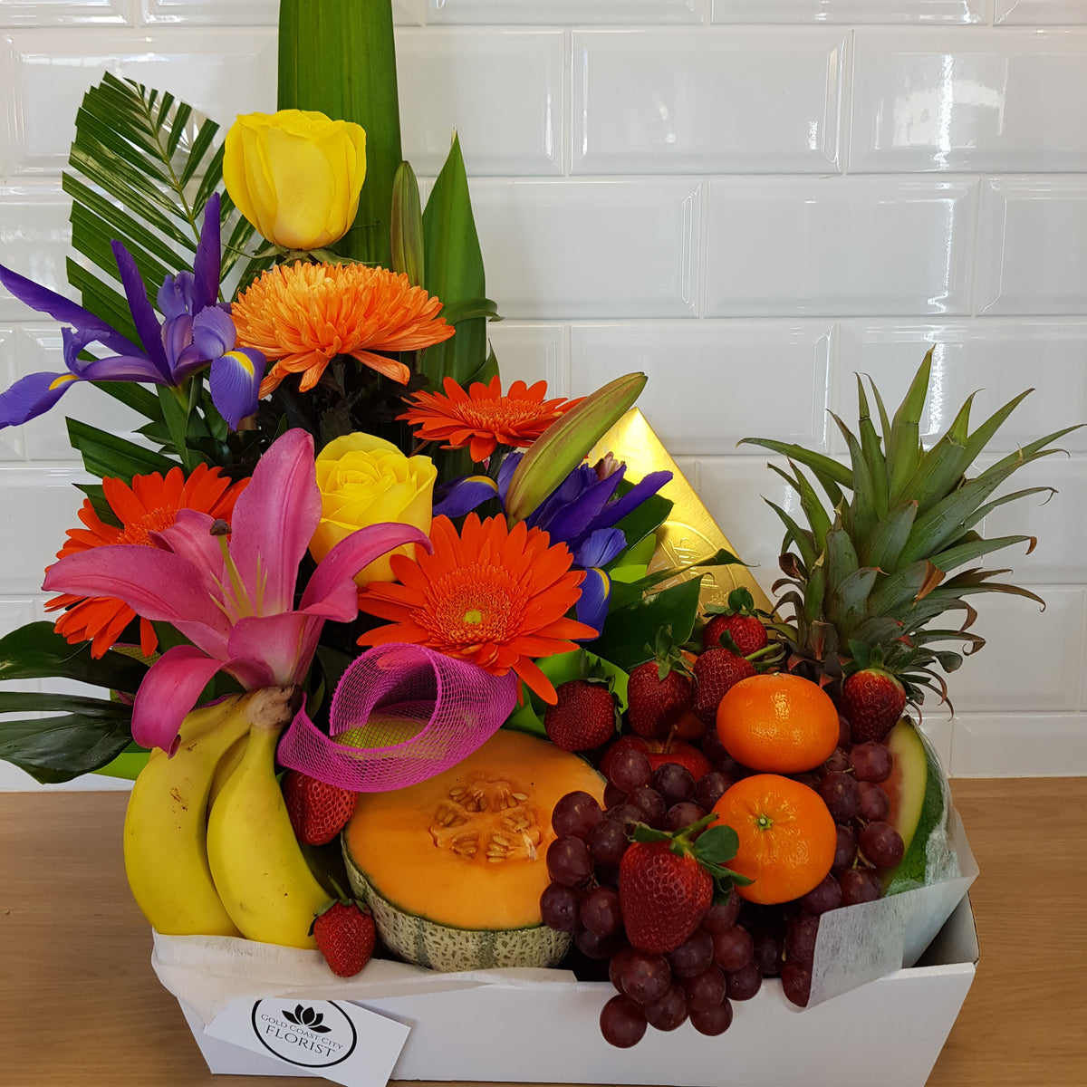 Fruit, Flower and Chocolate Hamper