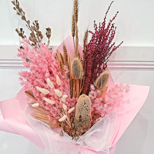 Load image into Gallery viewer, Pink and white tones Dried flower bouquet - Gold Coast City Florist
