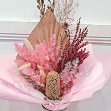 Load image into Gallery viewer, Pink and white tones Dried flower bouquet - Gold Coast City Florist
